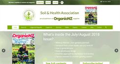Desktop Screenshot of organicnz.org.nz