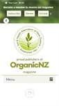 Mobile Screenshot of organicnz.org.nz